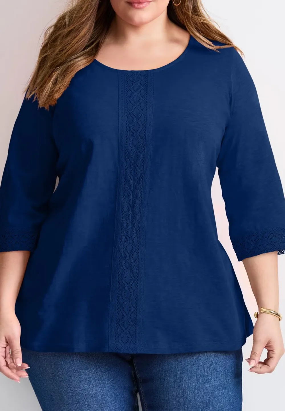 Cotton Knitted T-Shirt