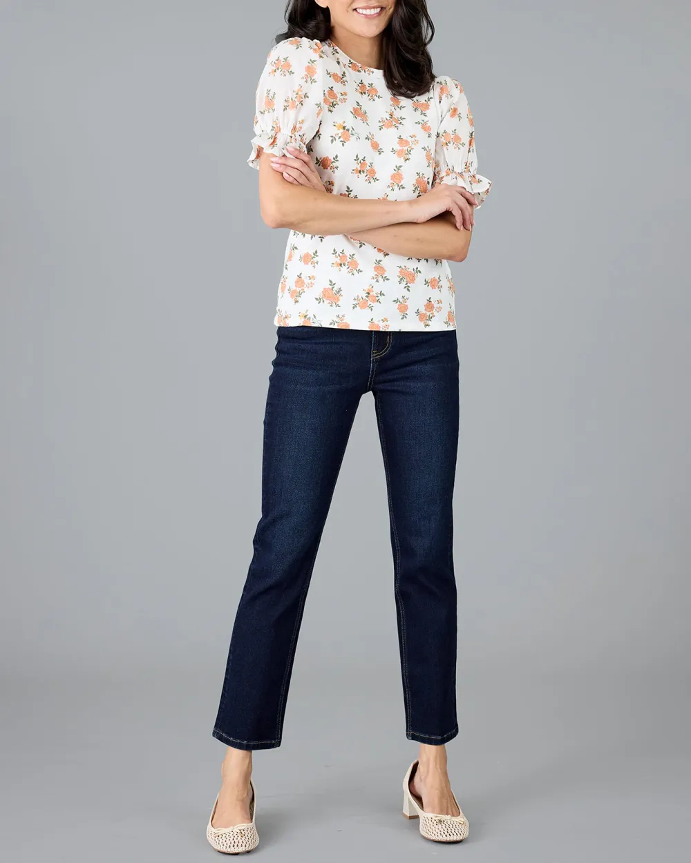 Small Floral Print Blouse