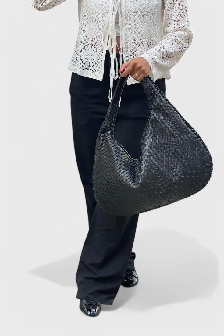 Pleated Shoulder Bag