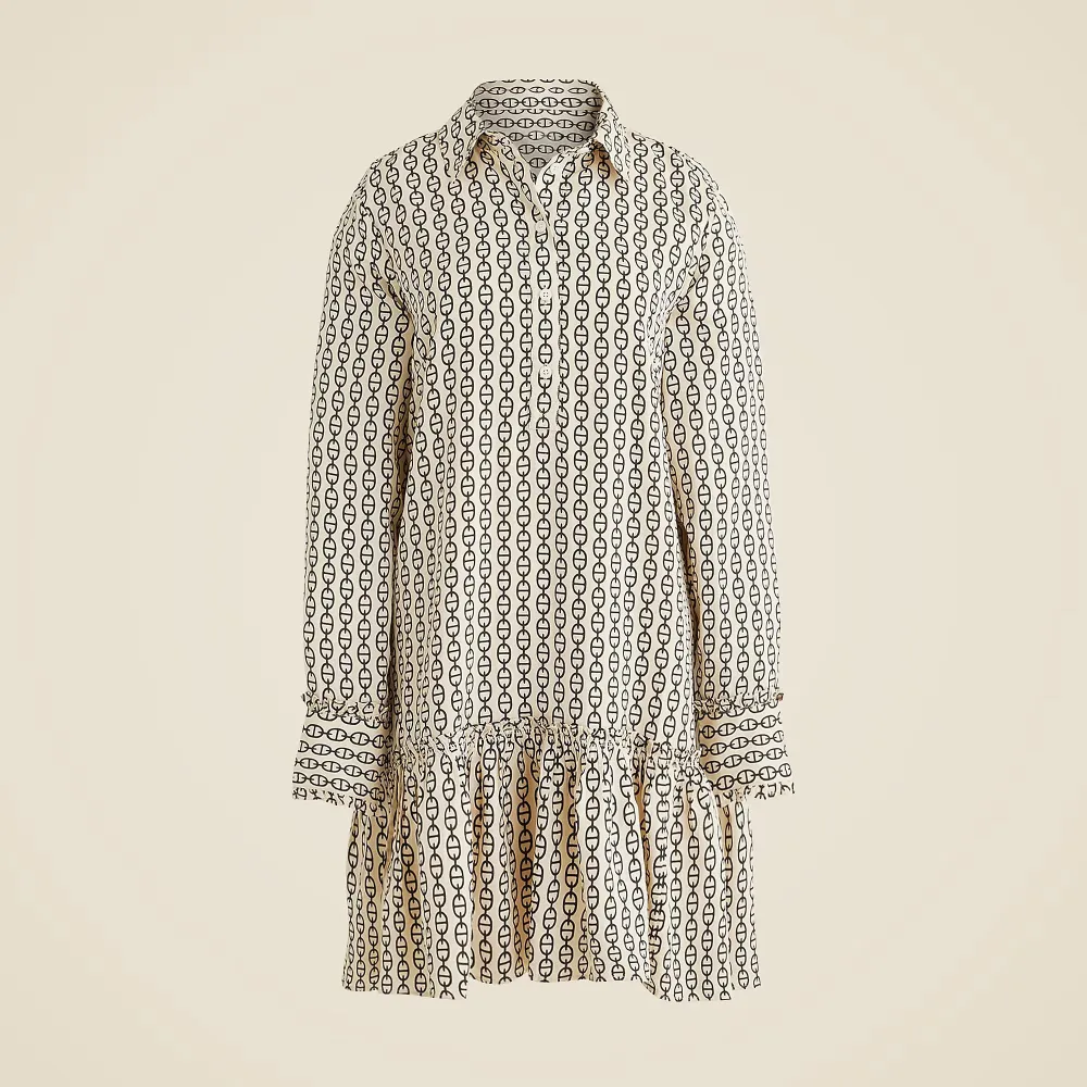 Vintage Links Printed Amelia Popover Mini Dresses