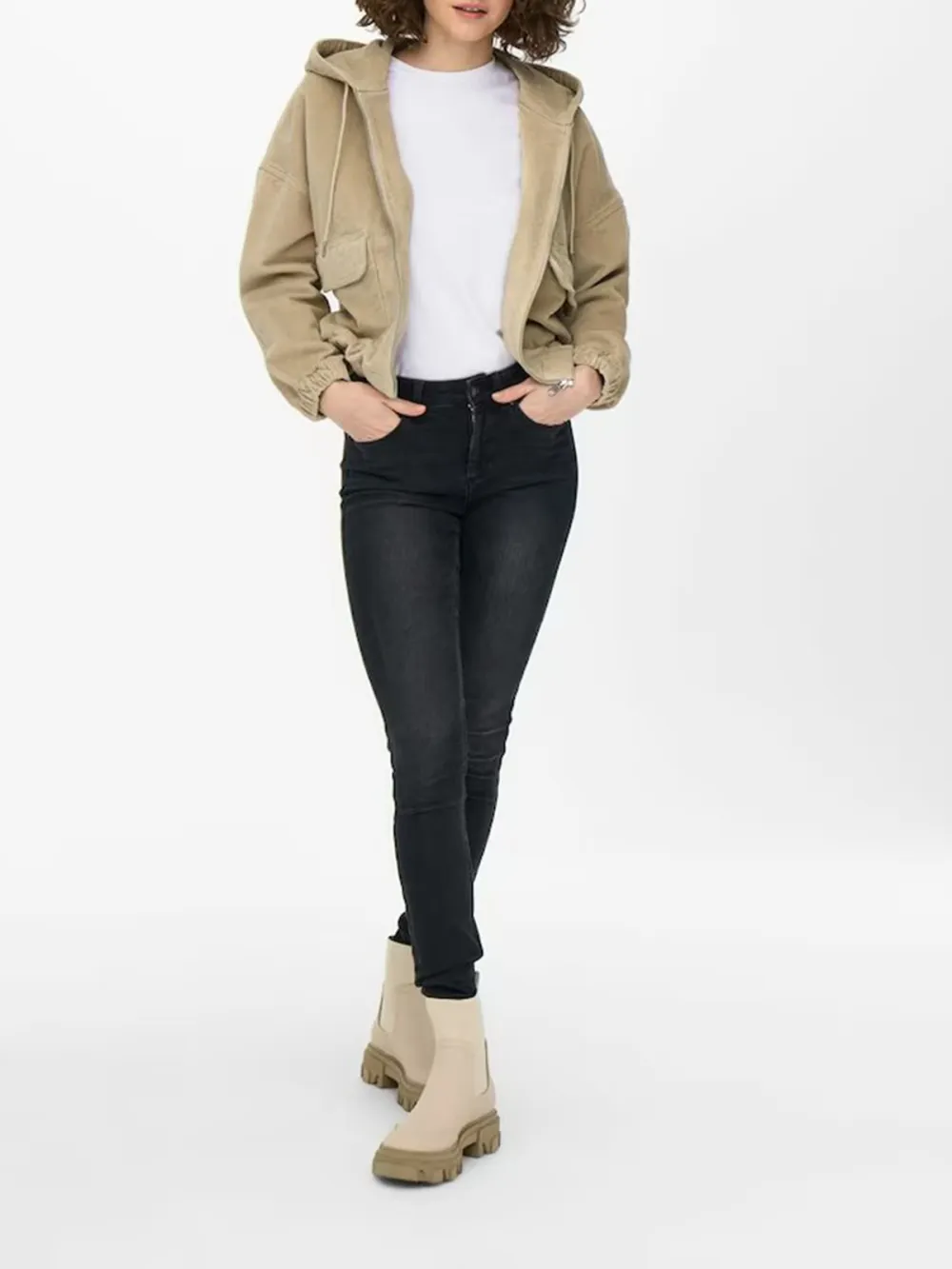 Overcut Shoulders Between-Season Jacket