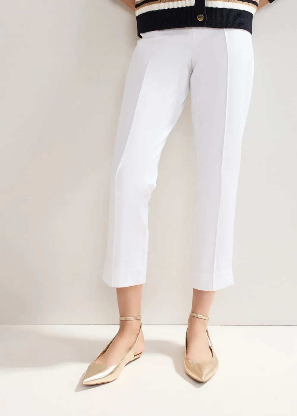 Conical Lady Pleated Trouser Suit