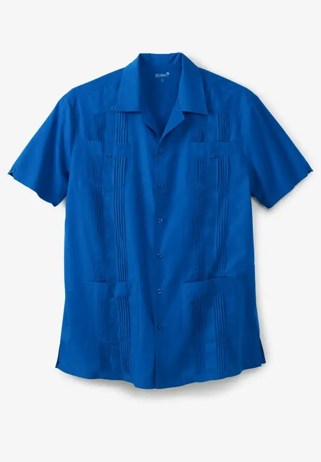 Short-Sleeve Guayabera Shirt
