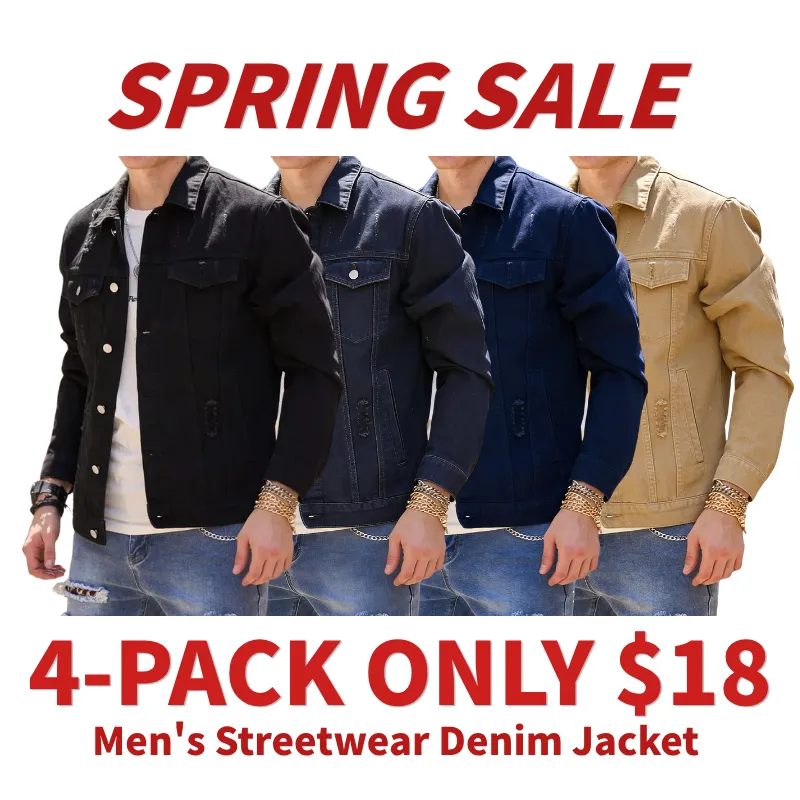 Men's Streetwear Denim Jacket