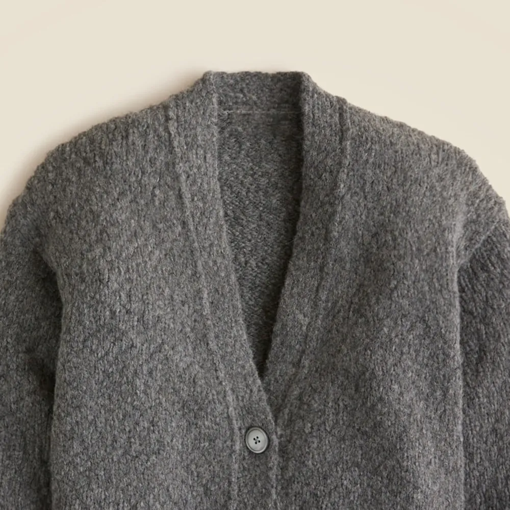 Button Front Relaxed Cardigans