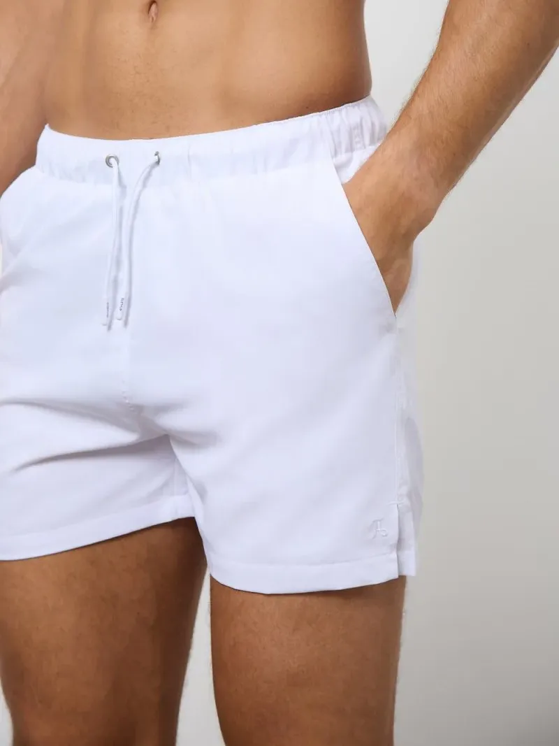 in White Leisure Daily Swim Short