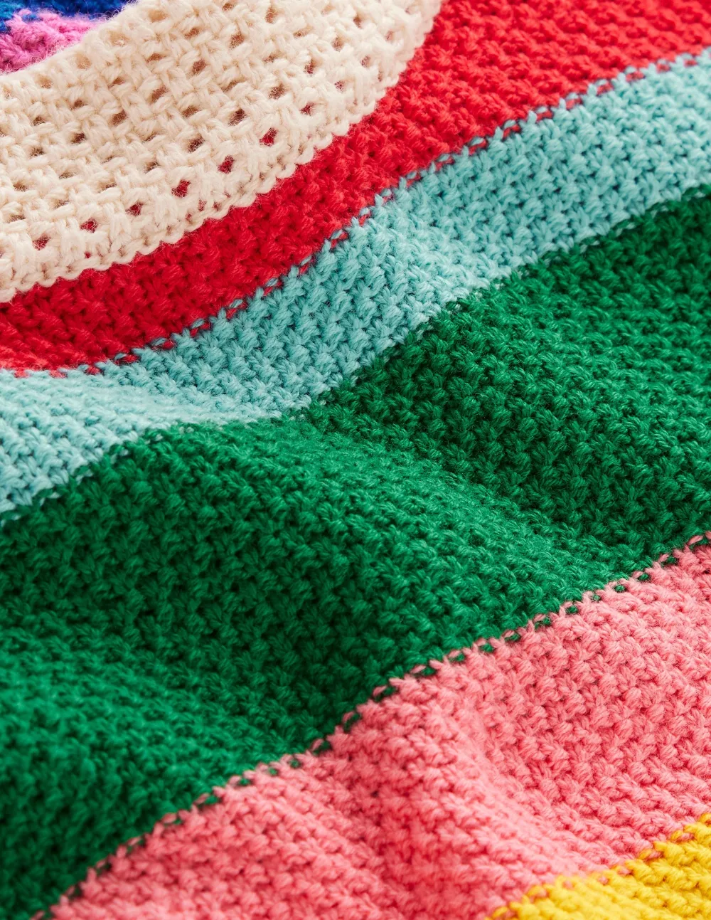 Multicolor Striped Crew - Neck Sweater