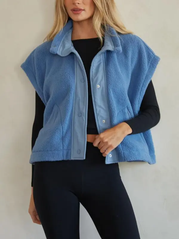 Greer Oversized Fleece Vest